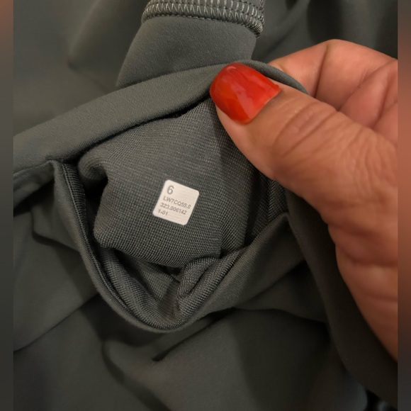 Women's Green Athletic Shorts - Picture 6 of 7